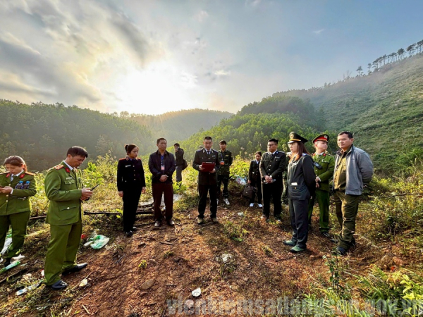 VKSND khu vực 5 - Lạng Sơn kiểm s&aacute;t cưỡng chế thi h&agrave;nh &aacute;n giao đất rừng tại x&atilde; ch&acirc;u sơn, tỉnh lạng sơn