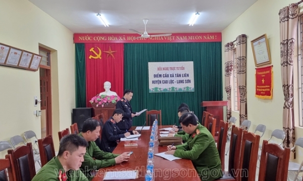 Hoạt động trực tiếp kiểm sát của Viện kiểm sát nhân dân huyện Cao Lộc, Văn Lãng, Lộc Bình