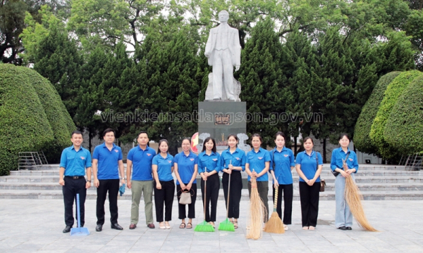 Chi đoàn Viện kiểm sát nhân dân tỉnh Lạng Sơn tích cực tổ chức các hoạt động trong Chiến dịch tình nguyện hè năm 2023