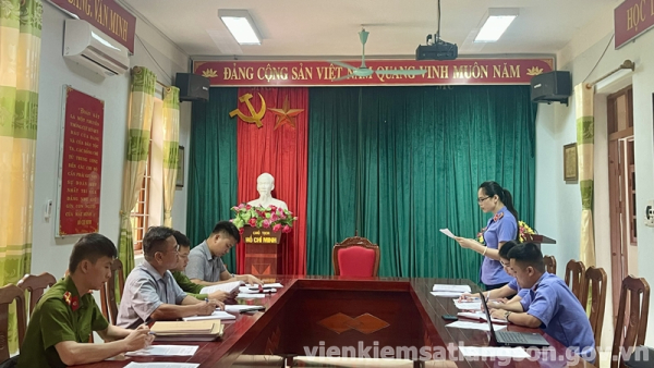 Viện kiểm sát nhân dân huyện Bắc Sơn “về đích sớm” chỉ tiêu trực tiếp kiểm sát việc thi hành án hình sự tại cộng đồng năm 2024