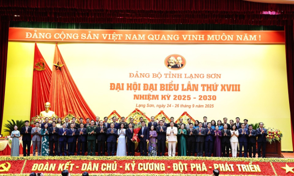 Đồng ch&iacute; Ho&agrave;ng Văn Nghiệm t&aacute;i đắc cử B&iacute; thư Tỉnh ủy Lạng Sơn kh&oacute;a XVIII, nhiệm kỳ 2025 - 2030