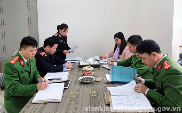Viện kiểm sát nhân dân huyện Văn Quan trực tiếp kiểm sát việc thi hành án hình sự tại cộng đồng