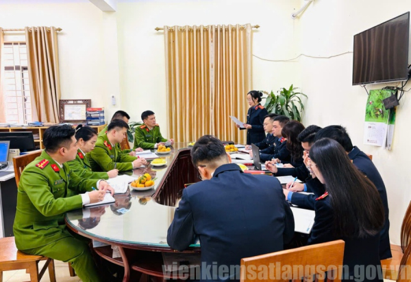 VKSND khu vực 3, 5 - Lạng Sơn trực tiếp kiểm s&aacute;t c&ocirc;ng t&aacute;c tạm giữ, tạm giam Qu&yacute; I năm 2026