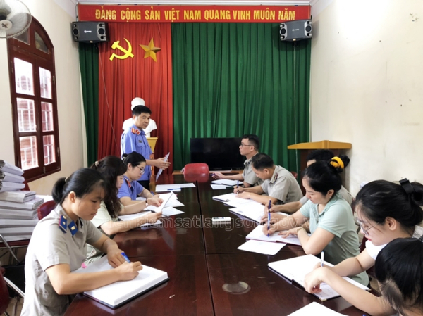 Viện kiểm sát nhân dân huyện Chi Lăng trực tiếp kiểm sát công tác thi hành án dân sự