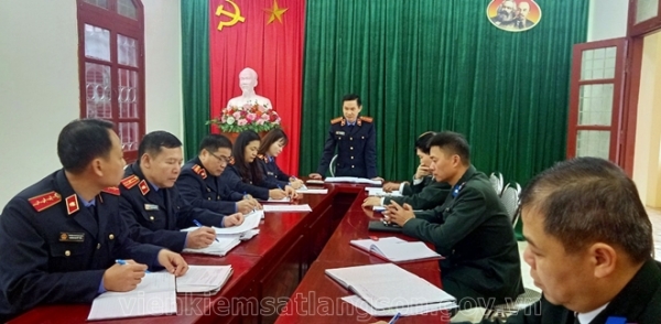Viện kiểm sát nhân dân tỉnh Lạng Sơn phúc tra việc thực hiện kiến nghị về thi hành án dân sự tại Chi cục Thi hành án dân sự huyện Bắc Sơn và Lộc Bình