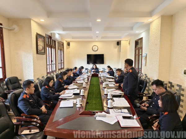 Đảng ủy VKSND tỉnh Lạng Sơn n&acirc;ng cao chất lượng thực h&agrave;nh quyền c&ocirc;ng tố, bảo đảm an ninh trật tự dịp Tết Nguy&ecirc;n đ&aacute;n B&iacute;nh Ngọ 2026