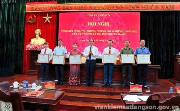 VKSND tỉnh Lạng Sơn l&agrave;m tốt c&ocirc;ng t&aacute;c ph&ograve;ng, chống tham nhũng, l&atilde;ng ph&iacute;, ti&ecirc;u cực nhiệm kỳ Đại hội XIII của Đảng