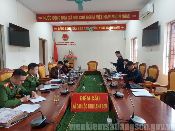 VKSND khu vực 1 trực tiếp kiểm s&aacute;t việc thi h&agrave;nh &aacute;n h&igrave;nh sự tại Ủy ban nh&acirc;n d&acirc;n cấp x&atilde;