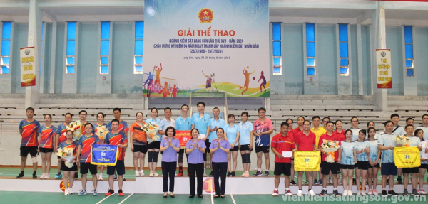 Viện kiểm sát nhân dân tỉnh Lạng Sơn tổ chức Giải Thể thao ngành Kiểm sát Lạng Sơn lần thứ XVII - Năm 2024