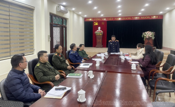 Cụm thi đua số 6 các cơ quan khối Nội chính huyện Chi Lăng tổng kết công tác thi đua năm 2023