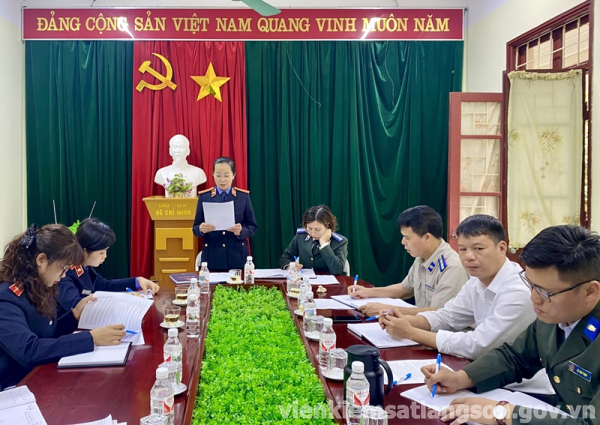 Phúc tra việc thực hiện kiến nghị tại Chi cục Thi hành án dân sự huyện Lộc Bình