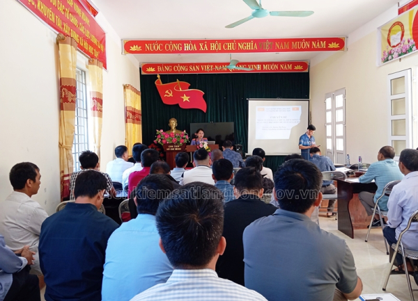 Viện kiểm sát nhân dân huyện Bắc Sơn tham gia tuyên truyền, phổ biến Luật Thực hiện dân chủ ở cơ sở