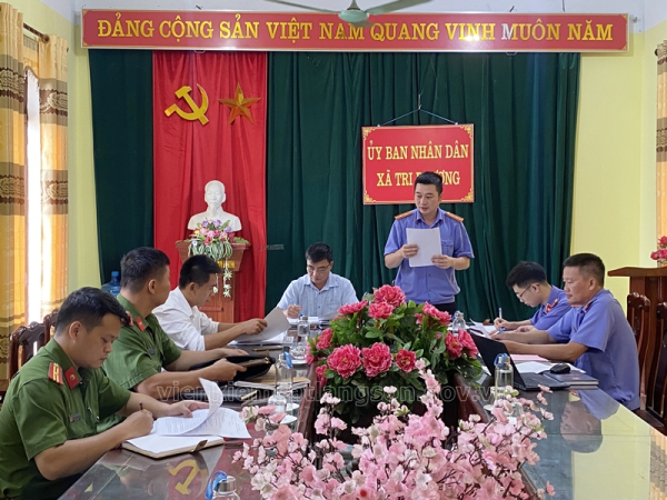 Viện kiểm sát nhân dân huyện Tràng Định trực tiếp kiểm sát công tác tạm giữ, tạm giam và thi hành án hình sự