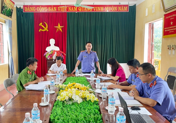 Viện kiểm sát nhân dân huyện Lộc Bình trực tiếp kiểm sát công tác thi hành án hình sự  tại cộng đồng