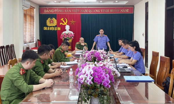 Viện kiểm sát nhân dân huyện Văn Lãng, Lộc Bình kiểm sát trực tiếp công tác tiếp nhận, giải quyết nguồn tin tội phạm đối tại Cơ quan Cảnh sát điều tra Công an huyện