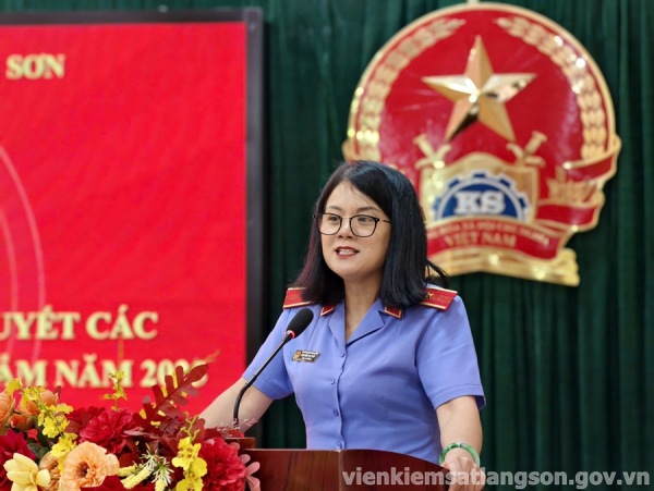 Viện kiểm s&aacute;t nh&acirc;n d&acirc;n tỉnh Lạng Sơn tổ chức Hội nghị tập huấn c&ocirc;ng t&aacute;c kiểm s&aacute;t việc giải quyết c&aacute;c vụ &aacute;n h&agrave;nh ch&iacute;nh theo thủ tục sơ thẩm năm 2025