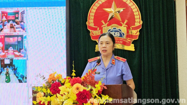 Viện kiểm sát nhân dân tỉnh Lạng Sơn tổ chức Hội nghị trực tuyến rút kinh nghiệm công tác kiểm sát giải quyết vụ án dân sự bị Tòa án cấp phúc thẩm hủy, sửa