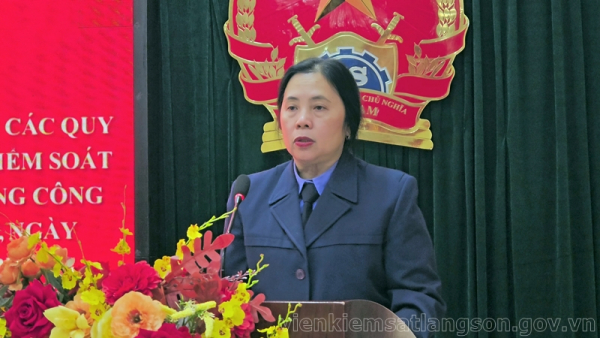 Ban cán sự đảng Viện kiểm sát nhân dân tỉnh Lạng Sơn tổ chức Hội nghị trực tuyến quán triệt, phổ biến các Quy định số 131, 132 của Bộ Chính trị