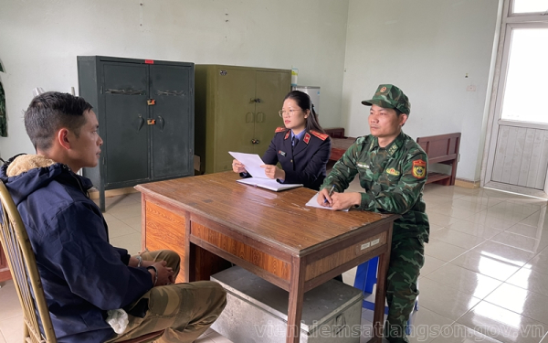 Viện kiểm sát nhân dân huyện Lộc Bình kiểm sát chặt chẽ việc tạm giữ tại Đồn Biên phòng