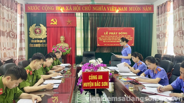 Viện kiểm sát nhân dân huyện Bắc Sơn, Chi Lăng trực tiếp kiểm sát việc tạm giữ, tạm giam 6 tháng đầu năm 2024